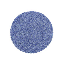 (Colorful) 18cm Yarn Ramie Dining Table Insulation Pad Thick Woven Household Anti-scalding Pad