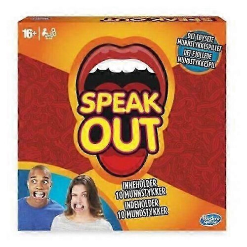 Hasbro Gaming Speak Out Family Game,English language.