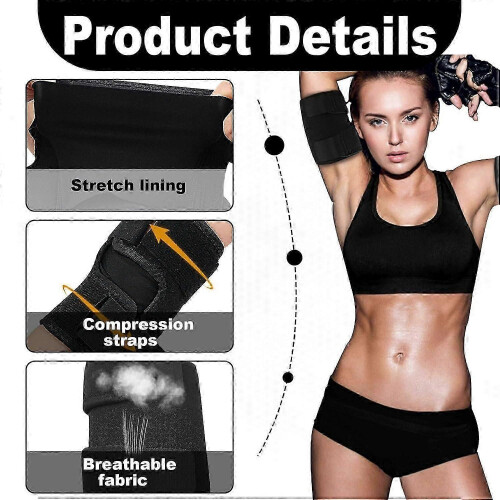 Upper Arm Bandage, Black Bicep Bandage, Adjustable Bandage, Elbow Protection 1