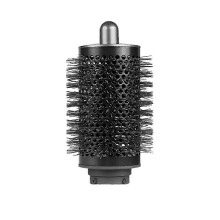 (Silver Gray) Large Round Volumizing Brush for Dyson Airwrap Attachments,Bigger Oval Round Brush , Fluff Up and Vo