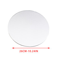 (sliver) Thickened Round Birthday Cake Bottom Support Textureless Cake Box Bottom Support Pad Baking West Point Cardboard Support
