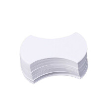 (white) 100Pcs Core English Paper Quilting Templates Patchwork Sewing DIY