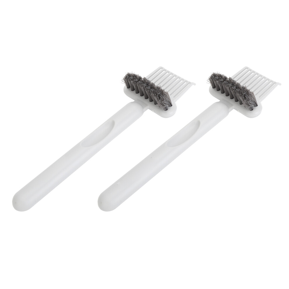 2pcs Plastic Hair Comb Cleaner Brush Ergonomic Handle Dust Remover