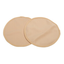 2 Stück Wiederverwendbare Rizinusöl-Bust-Pads Hypoallergenisches Stoff Leak-Proof Pack