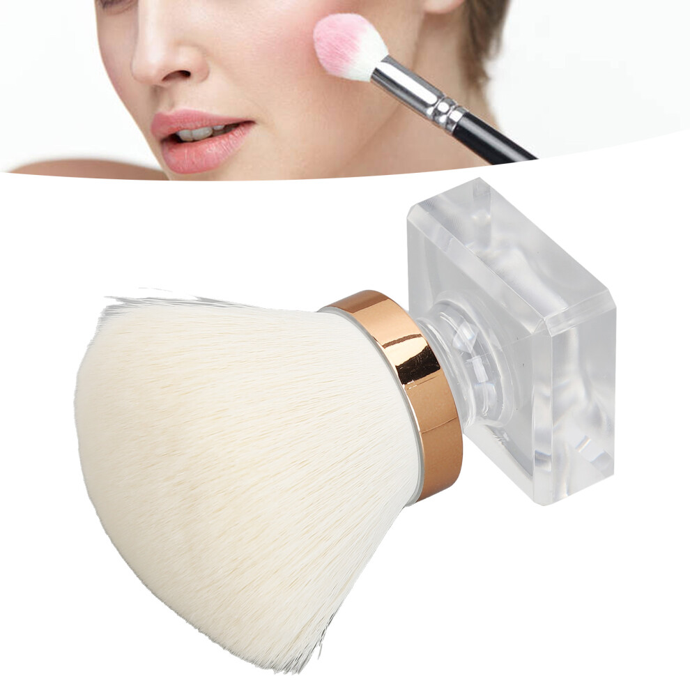 Nail Dust Brush 2-Pack Portable Artificial Fiber Nail Cleaners for Loose Powder