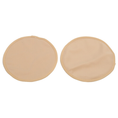 2 Stück Wiederverwendbare Rizinusöl-Bust-Pads Hypoallergenisches Stoff Leak-Proof Pack 1