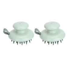Perie ergonomică pentru șampon cu peri lungi din silicon, scrubber pentru scalp, pentru curățare profundă și masaj relaxant, design