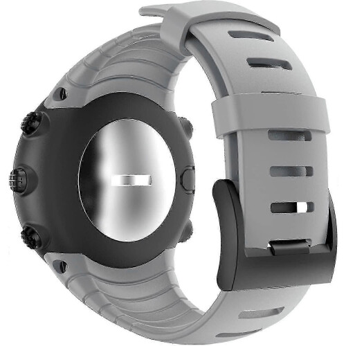 (grey) Suunto Core Strap, Rubber Replacement Watch Band For Suunto Core Ss014993000. 2