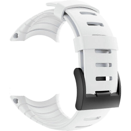 (white) Suunto Core Strap, Rubber Replacement Watch Band For Suunto Core Ss014993000.