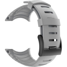 (grey) Suunto Core Strap, Rubber Replacement Watch Band For Suunto Core Ss014993000.