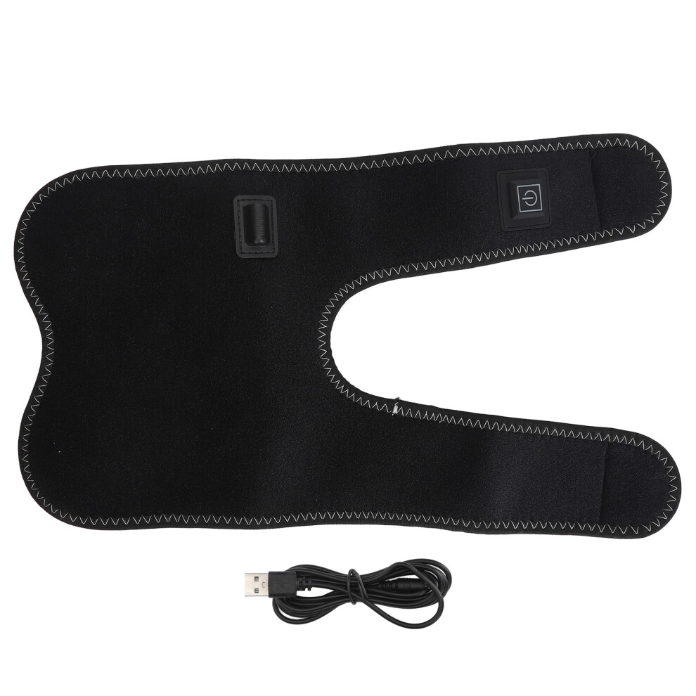 Carbon Fiber Heated Elbow Support Wrap with Three Speed Heating, Compression & Support USB Powered Heat Therapy for Alleviate Pain and Rapid