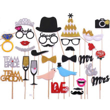 31pcs Photography Props Colorful Props Photobooth Props for Weddings, Christmas Party, Birthdays