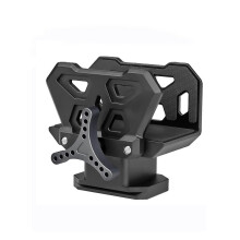 Rifles Clamp Aluminum Tripod Mounted Hunting Elevated Base Wide Rotating Button Specifically for Outdoor Sports Multicolor