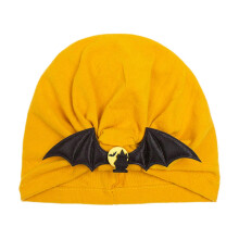 (Yellow) Children Pullover Hat Fashionable Baby Girl Hat Pumpkin Devil Baby Hat Perfect Prop for Halloween 0-2 Years Boys Girls Yellow