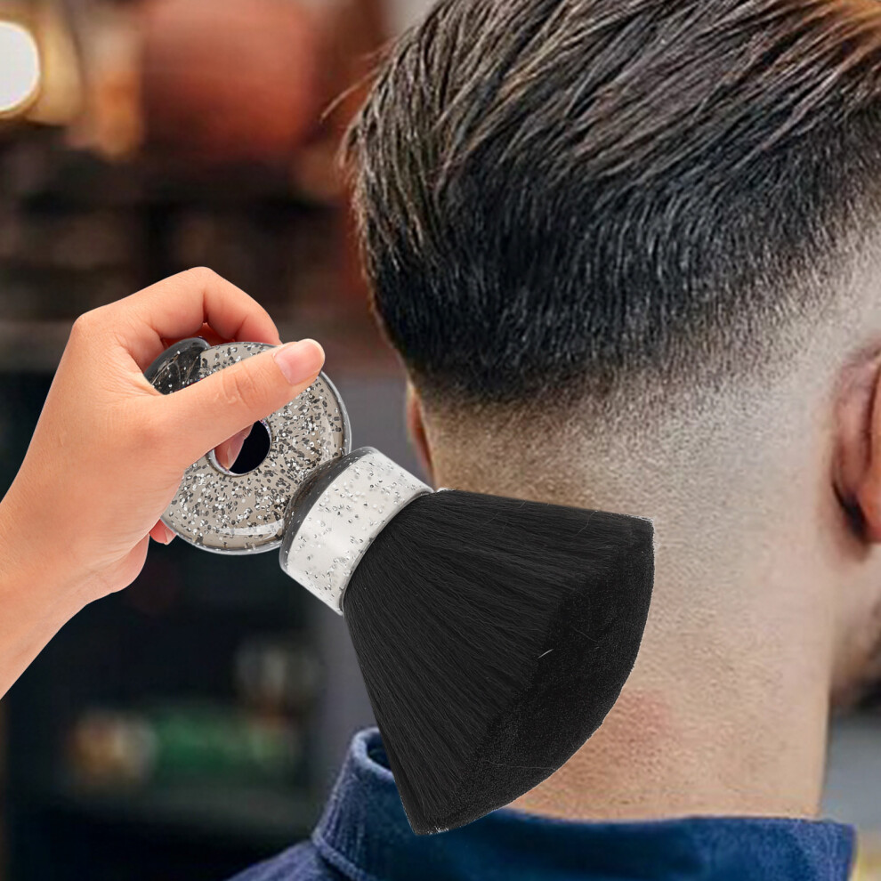 2pcs Soft Bristle Barber Neck Duster Brush | Ergonomic Portable Hairbrush