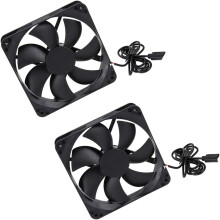Ventola di raffreddamento brushless per case PC, impermeabile, antipolvere e resistente all'umidità, ventola di raffreddamento da 120 mm con doppio