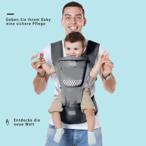 Μεταφορέας παιδιού, Εργονομικός σχεδιασμός για υγιή ανάπτυξη, Αναπνεύσιμο υλικό, 1