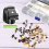 Transform Your Creations, Multi-Purpose Metal Rivets, Easy Operation, Setting Tools For Leather Craft Repairs, Decoration, 300 Sets 4