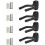 Adaptable String Instrument Hangers, Convenient Installation Guitar Hangers With Support For Various Instruments, Flexibly Adjust Arms For Optimal Fit 3