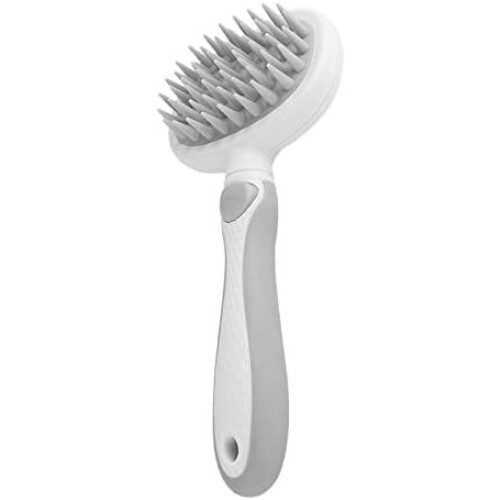Μαλακή βούρτσα Slicker για γάτες και σκύλους, αντιολισθητική εργονομική λαβή,