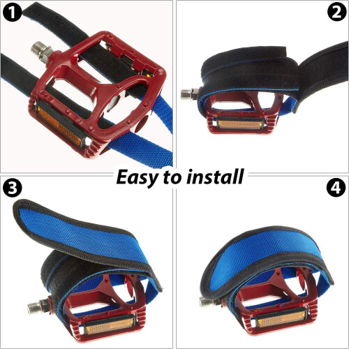 Οδήγησε με σιγουριά, ιμάντες πεντάλ ποδηλάτου γενικής συμβατότητας, ανθεκτικό 2