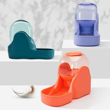 Comedero automático, fácil de usar y limpiar, comedero automático de tamaño pequeño para gatos y cachorros.