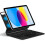 (Black) Compatible For iPad 10.9 (2022) Magnetic Floating Bluetooth Keyboard + Leather Tablet Case 1