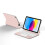 (Pink) Compatible For iPad 10.9 (2022) Magnetic Floating Bluetooth Keyboard + Leather Tablet Case 5