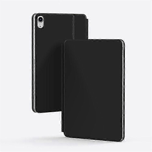 (Black) Compatible For iPad 10.9 (2022) Magnetic Floating Bluetooth Keyboard + Leather Tablet Case 1