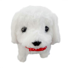 (White) Plush Robot Puppy - My Realistic Robot Puppy, Robotic Dog Acts Like a Real Puppy Interactive Toy Gift for Kids
