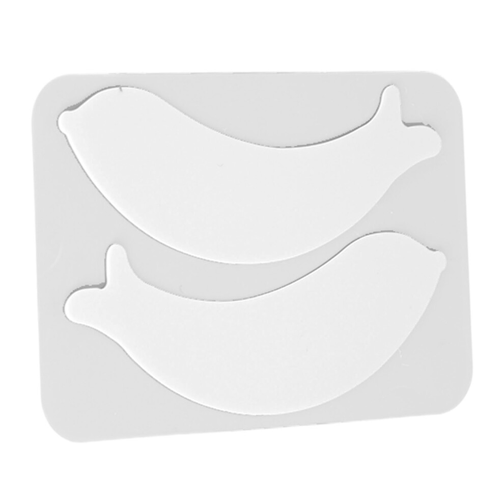 10 Pairs Reusable Silicone Under Eye Patches for Lash Extensions, White