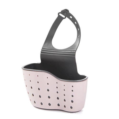 (Green) 1 Pc Multifunctional Sink Sponge Rack with Adjustable Shoulder Strap 2