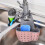 (Beige) 1 Pc Multifunctional Sink Sponge Rack with Adjustable Shoulder Strap 5