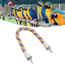 Bunter Vogelseilast 40cm Baumwollkletter-schaukel für Wellensittiche