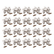 20pcs Retro Cassette Tape Charm Antique Silver Pendants-Style D