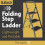 Futura 3 Step Grey Ladder Heavy Duty Folding Stool 2
