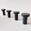 Pack of 6 Black Wall Hook with Screws Strong Hook for Securely 6