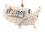 2024 Totals Solar Eclipses Decorations Wood Solar-Unite State 1