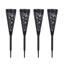 2/4Pcs Cemetery Vase with Spikes Plastic Cemetery Grave-4pcs