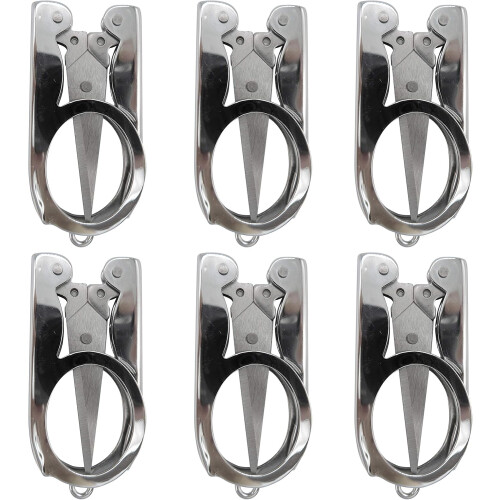 Travel Scissors: Foldable Design For Safe Storage, Multi Usage Sharp Blade For Crafting And Sewing, Smooth Surface Stainless Steel
