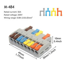 (5 PCS) 5/10pcs Quick Wire Connector, Universal Compact Wiring Splicing Conector, Electrical Push In Lighting Terminal Block Connector