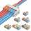 (5 PCS) 5/10pcs Quick Wire Connector, Universal Compact Wiring Splicing Conector, Electrical Push In Lighting Terminal Block Connector 2