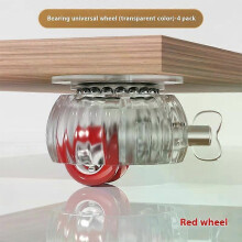 (4PCS A) ZEXEF Universal Rotating Adhesive Casters Heavy Duty With Brake Colic for Furniture Accessories Stainless Steel Roller Wheel
