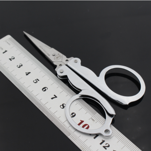 Travel Scissors: Foldable Design For Safe Storage, Multi Usage Sharp Blade For Crafting And Sewing, Smooth Surface Stainless Steel 2