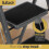 Futura 3 Step Grey Ladder Heavy Duty Folding Stool 5