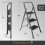 Futura 3 Step Grey Ladder Heavy Duty Folding Stool 6