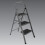 Futura 3 Step Grey Ladder Heavy Duty Folding Stool 11