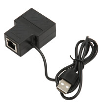 Splitter de rețea Gigabit Ethernet Splitter cablu Ethernet Splitter RJ45Internet Splitter Adaptor de mare viteză Compatibilitate universală