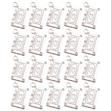 20 Stück antike silberne Kassettenband-Charm-Anhänger für-Stil A
