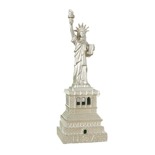 Statue des libertés en métal, Figurine pour décorations de